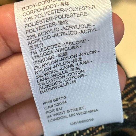 Urban Outfitters Men’s M Brushed Plaid Button-Down Overshirt Black Yellow Plaid - Picture 11 of 11